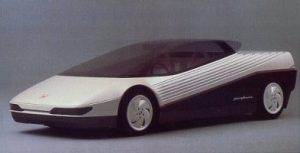 1994年のトリノ・ショーで発表されたコンセプトカー・HP-X。車名はHonda Pininfarina Experimentalの頭文字から名付けられたもの。 